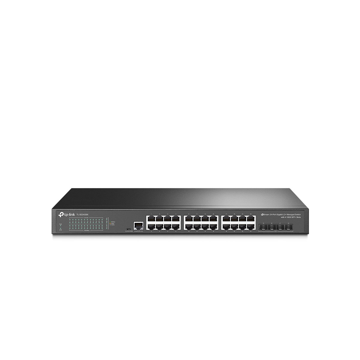 قیمت و خرید سوییچ شبکه مدیریتی 24 پورت با 4 پورت +SFP تی پی لینک مدل TL-SG3428X | نت ران